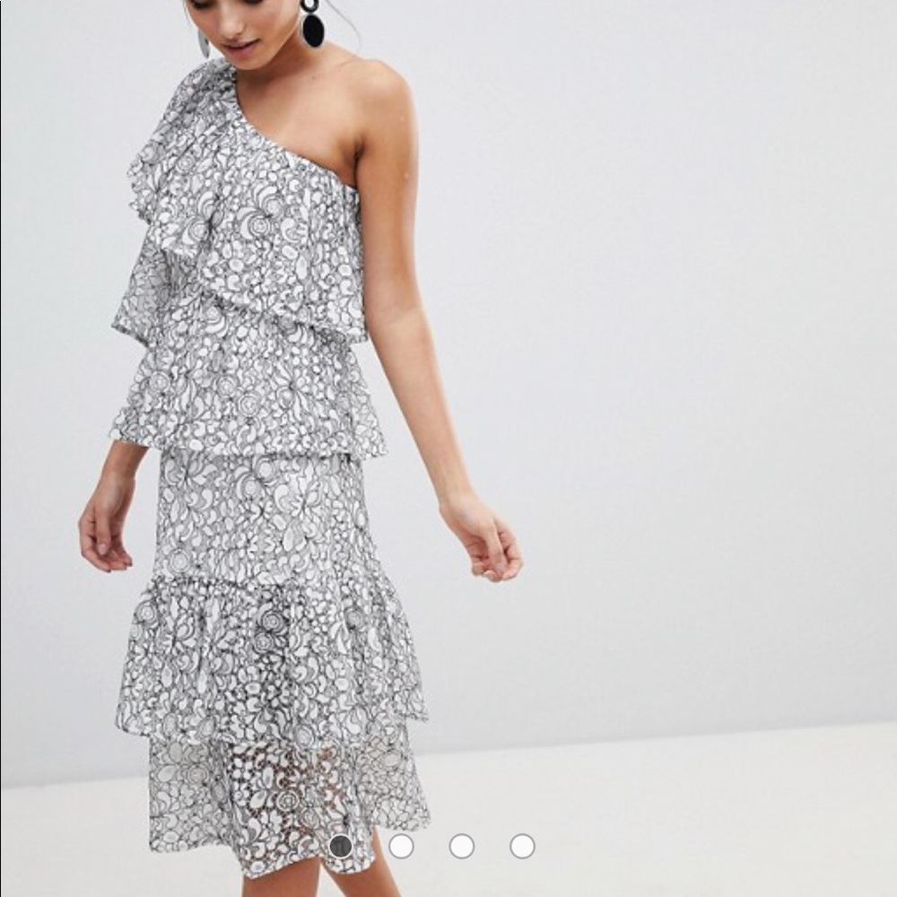 Missguided one shoulder dress SMALL (2/4)